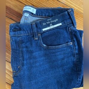 Abercrombie & Fitch Women’s Dark Blue Straight Jeans